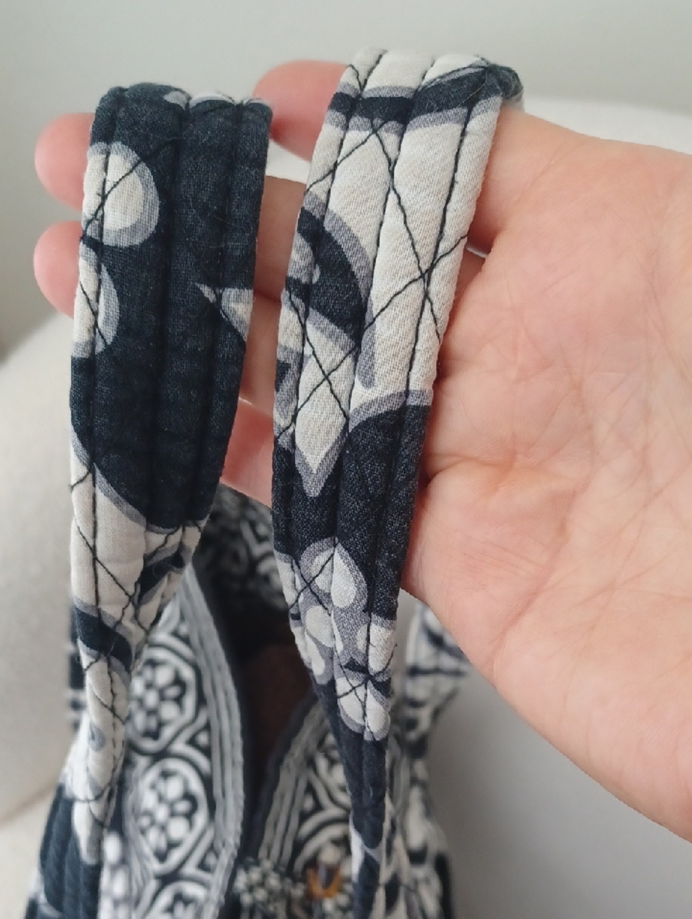 Vera Bradley "Night & Day" Toggle Tote - Picture 12 of 16